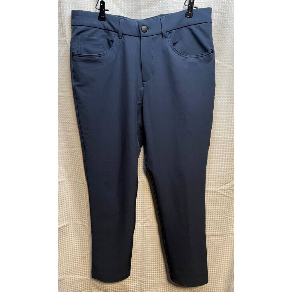 Panama Jack pants mens 34 x 30 flex chino polyester stretch blue